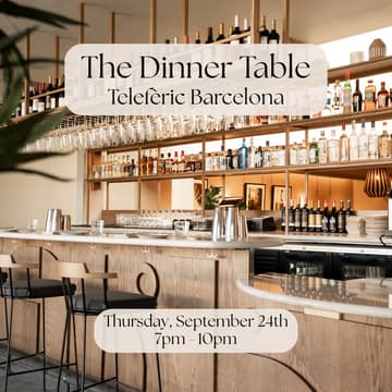 Cover Image for The Dinner Table at Telefèric Barcelona (Brentwood)