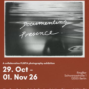 Cover Image for Vernissage: Documenting Presence