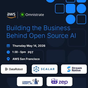 Cover Image for Building the Business Behind Open Source AI - May 14th @ AWS San Francisco