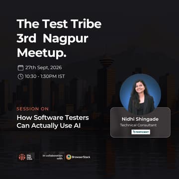 Cover Image for The Test Tribe 3rd Nagpur Meetup