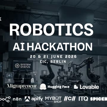 Cover Image for Berlin Robotics X AI Hackathon