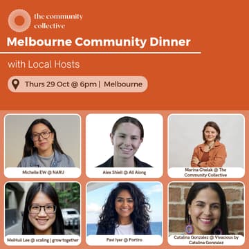 Cover Image for 🏵 Melbourne Community Dinner