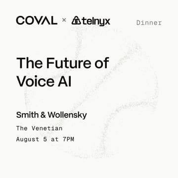 Cover Image for The Future of Voice AI Dinner