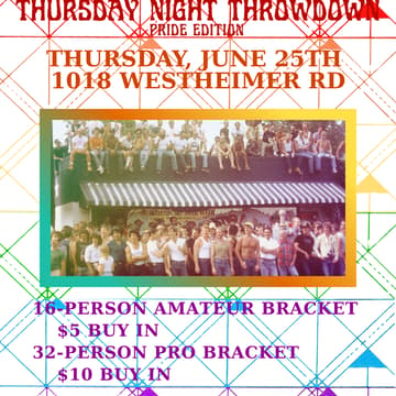 Cover Image for Thursday Night Throwdown: Pride Edition