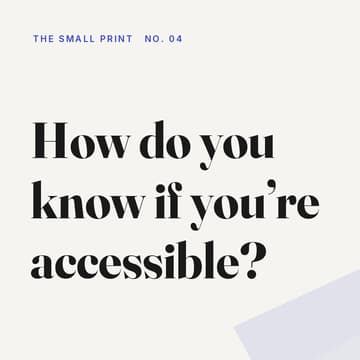 Cover Image for How do you know if you're actually accessible?