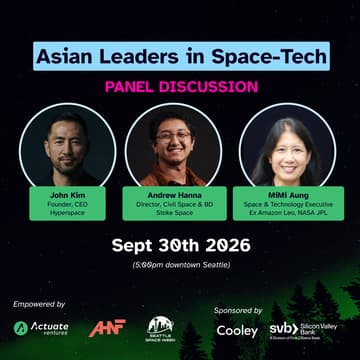 Cover Image for Asian Leaders in Space Tech presented by: Actuate Ventures