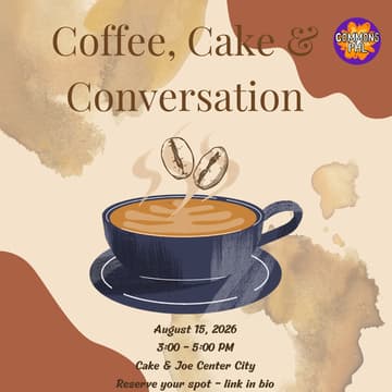 Cover Image for Coffee, Cake & Conversation