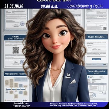 Cover Image for HERRAMIENTAS Y DOCUMENTOS CLAVE DEL SAT (PRESENCIAL)