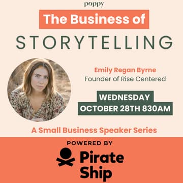 Cover Image for The Business of Storytelling: A Small Business Speaker Series powered by Pirate Ship