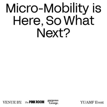 Cover Image for Micro-Mobility is Here, So What Next?