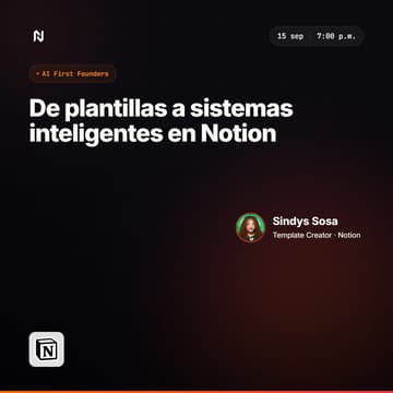 Cover Image for De plantillas a sistemas inteligentes en Notion