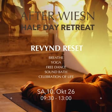 Cover Image for After-Wiesn Half Day Retreat - REVYND Reset