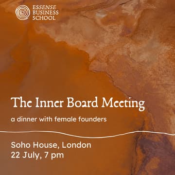 Cover Image for The Inner Board Meeting – a dinner with female founders