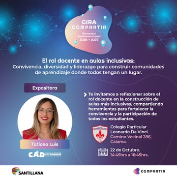 Cover Image for El rol docente en aulas inclusivas: Convivencia y liderazgo para construir comunidades de aprendizaje inclusivas.
