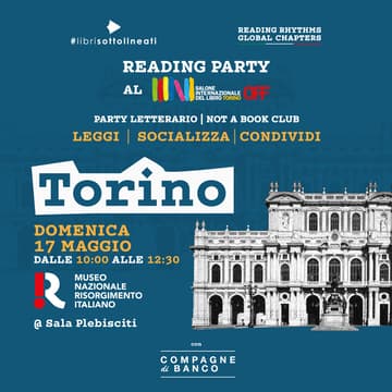 Cover Image for Reading Party Torino: domenica 17 maggio