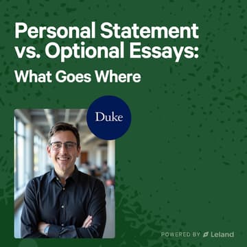 Cover Image for Personal Statement vs. Optional Essays: What Goes Where