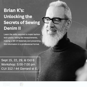 Cover Image for Brian K’s Practical Skills Workshops Series: Unlocking the Secrets of Sewing Denim II (Workshop 1)