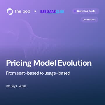 Cover Image for Pricing Model Evolution:From Seat-Based to Usage-Based