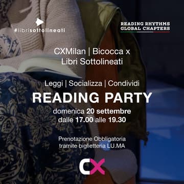 Cover Image for Reading Party Milano: domenica 20 settembre