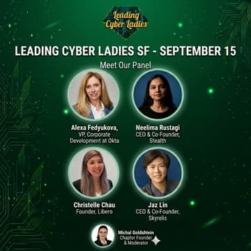 Cover Image for Leading Cyber Ladies - September Meetup