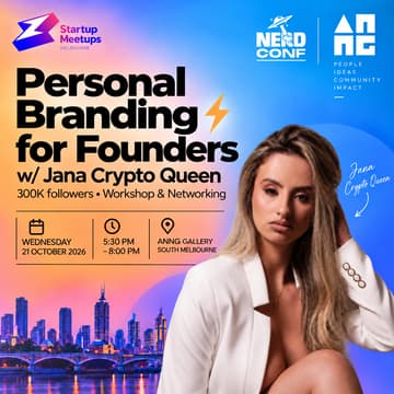 Cover Image for Personal Branding for Founders⚡with Jana Crypto Queen (300k following