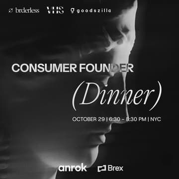 Cover Image for Consumer Founder Dinner (with VHS Ventures)
