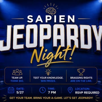 Cover Image for Sapien Jeopardy Night!!