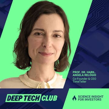 Cover Image for Deep Tech Club Fireside Chat with Prof. Dr. habil. Angela Relógio/TimeTeller