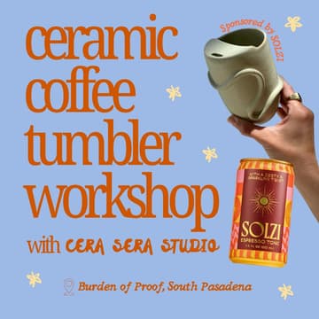 Cover Image for SOLZI x Cera Sera: Sip & Paint A Coffee Tumbler ☕️✨