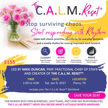 Cover Image for The C.A.L.M. Reset™ Workshop