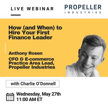 Cover Image for Webinar: How (and When) to Hire Your First Finance Leader