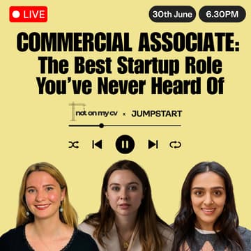 Cover Image for Live Recording: Commercial Associate - The Best Startup Role You've Never Heard Of