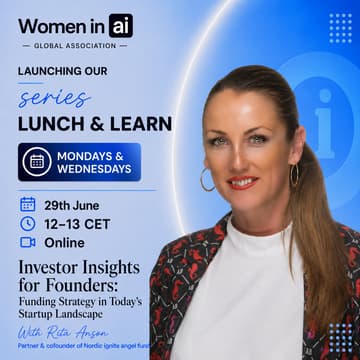 Cover Image for Lunch & Learn: Investor Insights for Founders: Funding Strategy in Today’s Startup Landscape