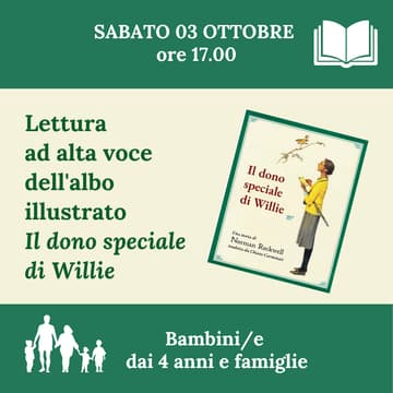 Cover Image for Lettura ad alta voce dell'albo "Il dono speciale di Willie", del celebre illustratore americano Norman Rockwell