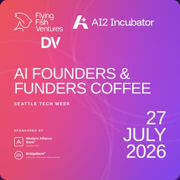 Cover Image for AI Founders & Funders Coffee | Hosted by Flying Fish Ventures, AI2 Incubator, Denver Ventures & Bridge Bank
