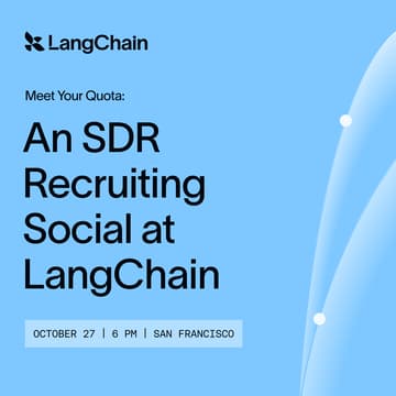 Cover Image for Meet Your Quota: An SDR Recruiting Social at LangChain