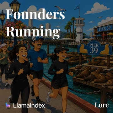 Cover Image for Founders 5k Sunset Run with Lore and LlamaIndex