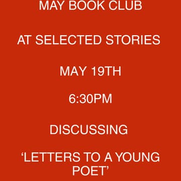 Cover Image for WELCOME TRAVELER BOOK CLUB - Letters To A Young Poet