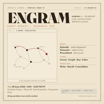 Cover Image for ENGRAM: Agent Memory Research Jam - Open Registration