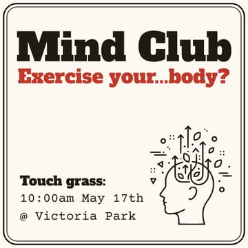 Cover Image for Touch Grass @ Mind Club (Victoria Park Walk)