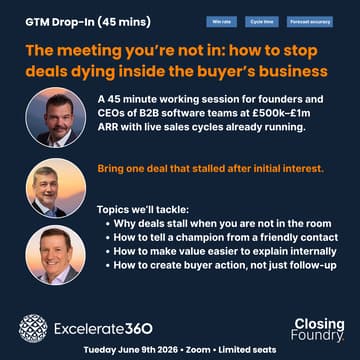 Cover Image for The meeting you’re not in: how to stop deals dying inside the buyer’s business
