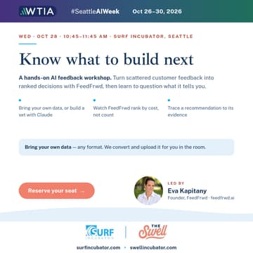 Cover Image for Know What to Build Next: A Hands-On AI Feedback Workshop