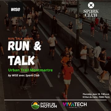 Cover Image for VivaTech Run & Talk #4 WISE Urban Trail Montmartre