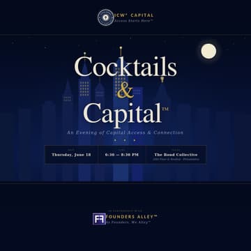 Cover Image for 🥂 Cocktails & Capital™: Summer Rooftop Presented by ICW® Capital · Founders Alley™ · TriNet