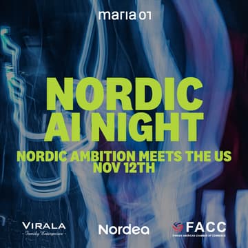 Cover Image for Nordic AI Night - Nordic ambition meets the US.