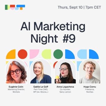 Cover Image for AI Marketing Night #9