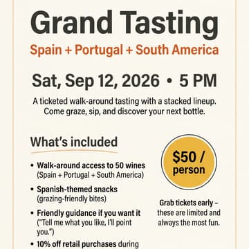 Cover Image for Dashi Wine Bar Grand Tasting!