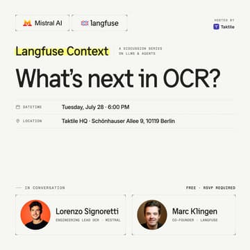 Cover Image for Langfuse Context: What's next in OCR, Mistral?