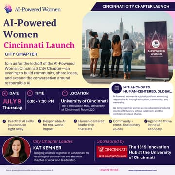 Cover Image for AI-Powered Women Cincinnati City Chapter Launch