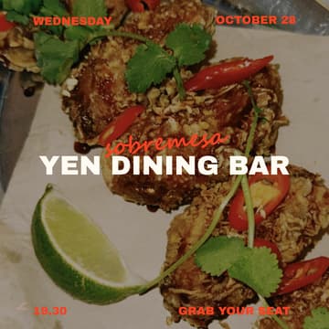 Cover Image for Sobremesa Special at Yên Dining Bar